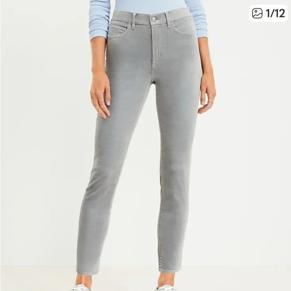 NWOT LOFT Skinny Velvet Pants.